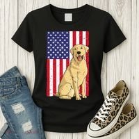 Cool Yellow Lab Art For Yellow Labrador Retriever Women's T-Shirt thumb 3
