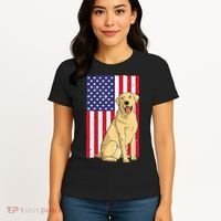 Cool Yellow Lab Art For Yellow Labrador Retriever Women's T-Shirt thumb 4