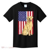 Cool Yellow Lab Art For Yellow Labrador Retriever Kids T-Shirt thumb 0