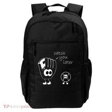 Catch You Later Funny Baseball Backpack