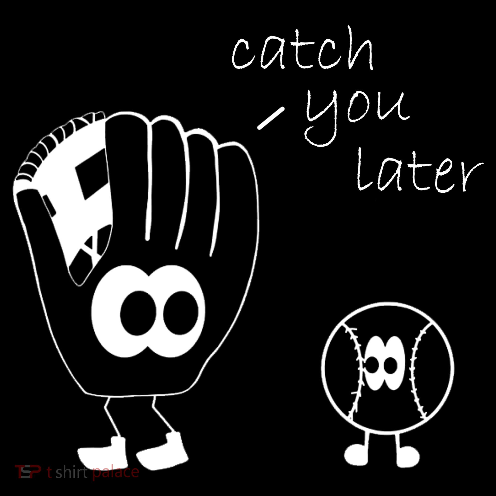 Catch You Later Funny Baseball Backpack