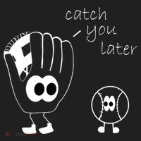 Catch You Later Funny Baseball Hat thumb 2