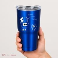Catch You Later Funny Baseball Tumbler thumb 2