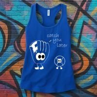 Catch You Later Funny Baseball Women's Tank Top thumb 3