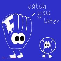 Catch You Later Funny Baseball Toddler Hoodie thumb 2