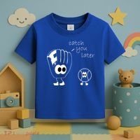 Catch You Later Funny Baseball Toddler T-Shirt thumb 3