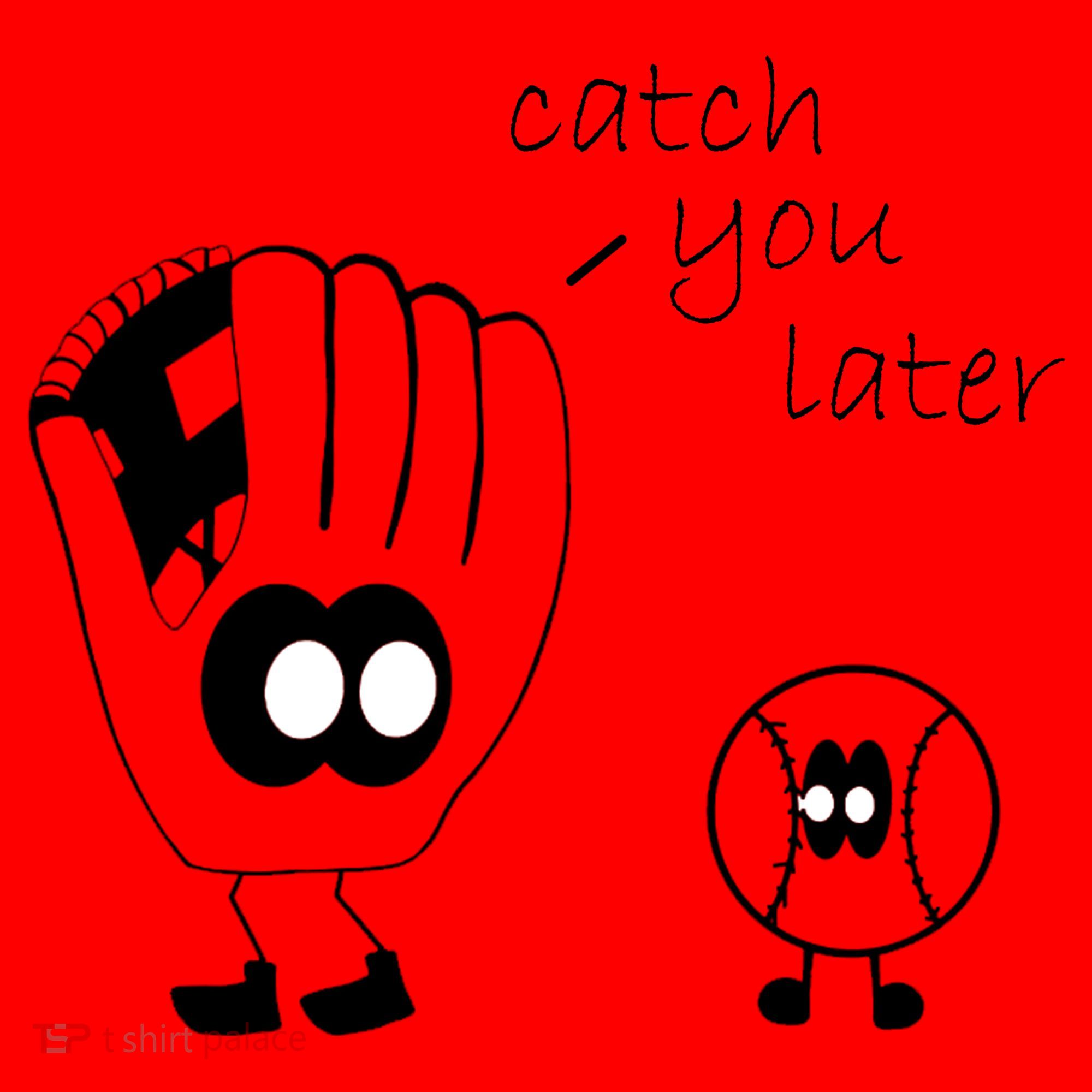 Catch You Later Funny Baseball Santa Hat