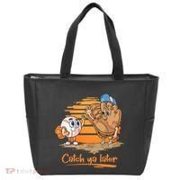 Catch Ya Later Cartoon Baseball Glove And Baseball Ball Tote Bag thumb 0