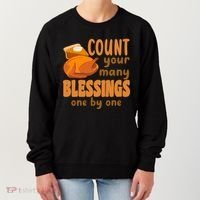 Count Your Many Blessings One By One Thanksgiving Women's Sweatshirt thumb 0