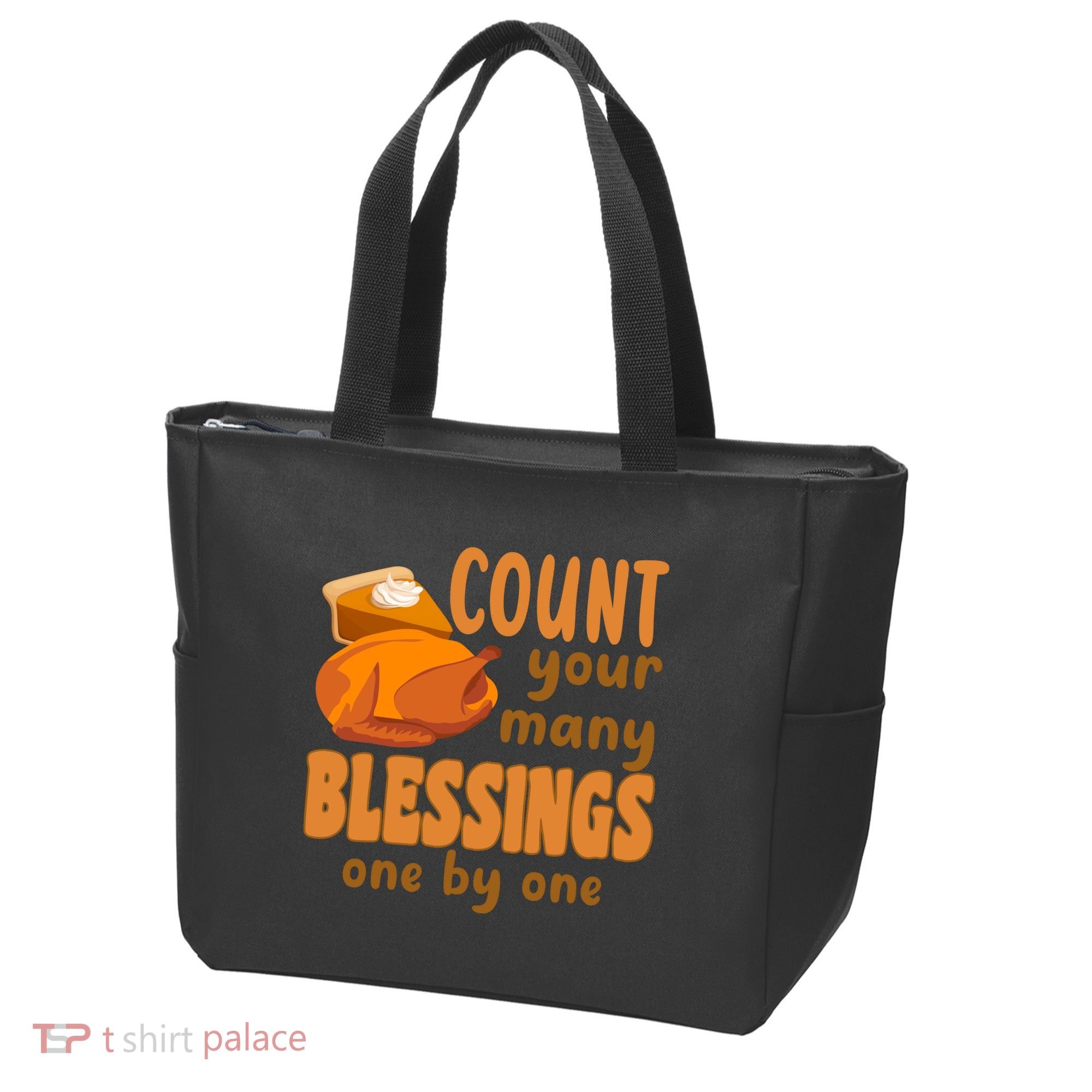 Count Your Many Blessings One By One Thanksgiving Tote Bag