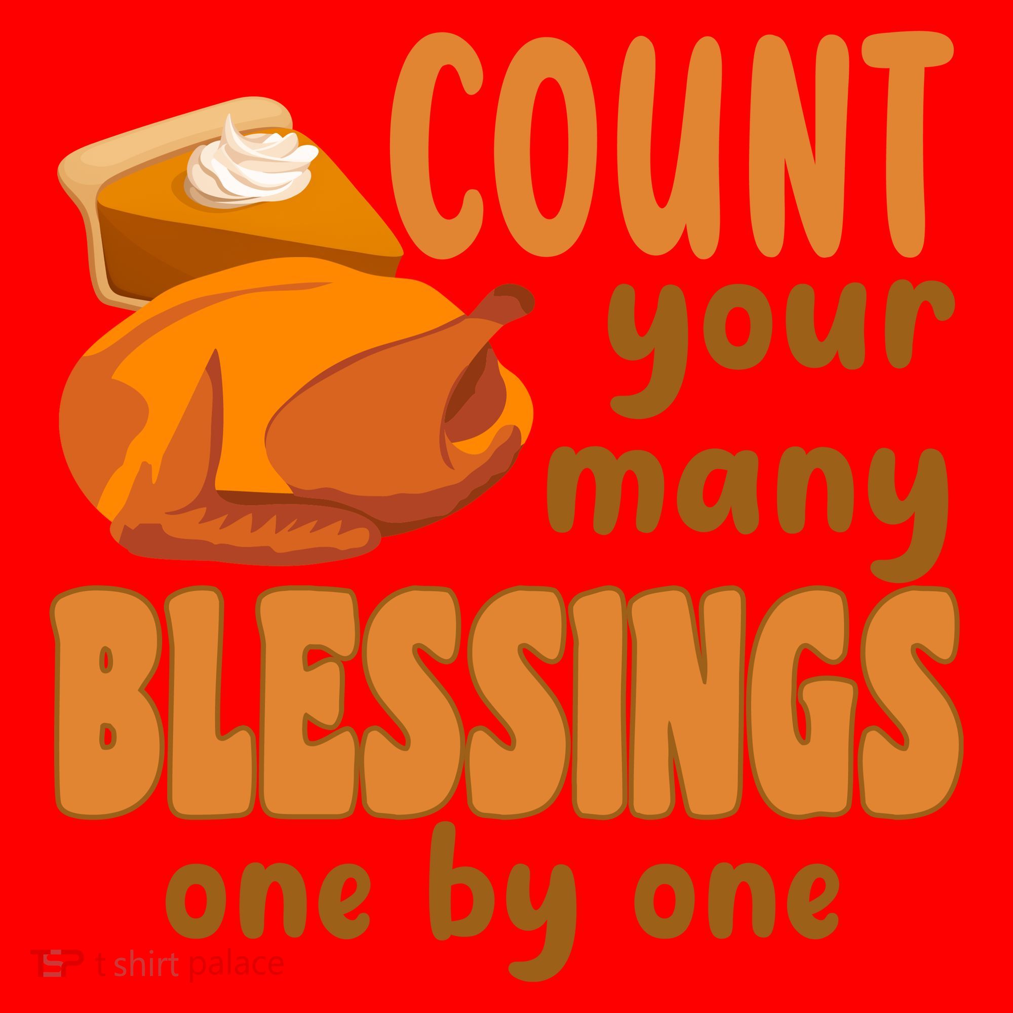 Count Your Many Blessings One By One Thanksgiving Santa Hat