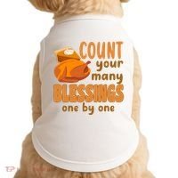 Count Your Many Blessings One By One Thanksgiving Doggie Tank thumb 0