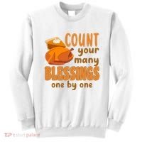 Count Your Many Blessings One By One Thanksgiving Sweatshirt thumb 0