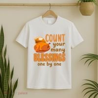 Count Your Many Blessings One By One Thanksgiving T-Shirt thumb 2
