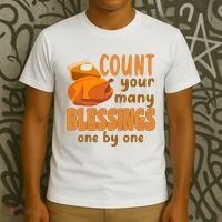 Count Your Many Blessings One By One Thanksgiving T-Shirt thumb 3