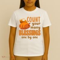 Count Your Many Blessings One By One Thanksgiving T-Shirt thumb 4