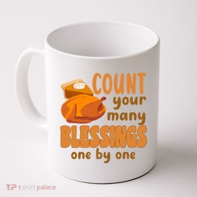 Count Your Many Blessings One By One Thanksgiving Coffee Mug