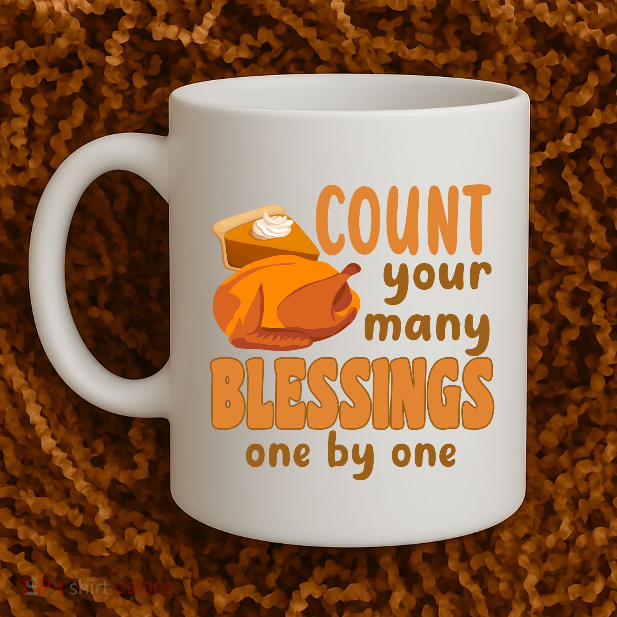 Count Your Many Blessings One By One Thanksgiving Coffee Mug