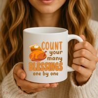 Count Your Many Blessings One By One Thanksgiving Coffee Mug thumb 3