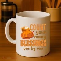 Count Your Many Blessings One By One Thanksgiving Coffee Mug thumb 4