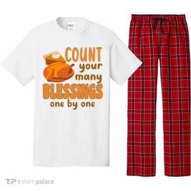 Count Your Many Blessings One By One Thanksgiving Pajama Set