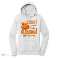 Count Your Many Blessings One By One Thanksgiving Women's Hoodie thumb 0