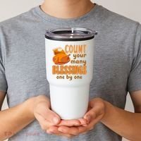 Count Your Many Blessings One By One Thanksgiving Tumbler thumb 2