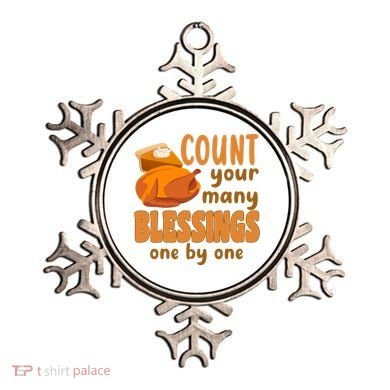 Count Your Many Blessings One By One Thanksgiving Ornament