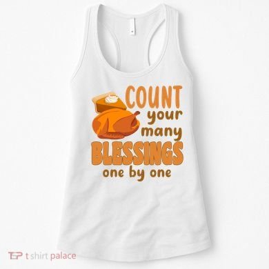 Count Your Many Blessings One By One Thanksgiving Women's Tank Top
