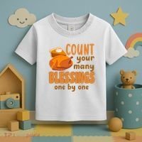 Count Your Many Blessings One By One Thanksgiving Toddler T-Shirt thumb 3