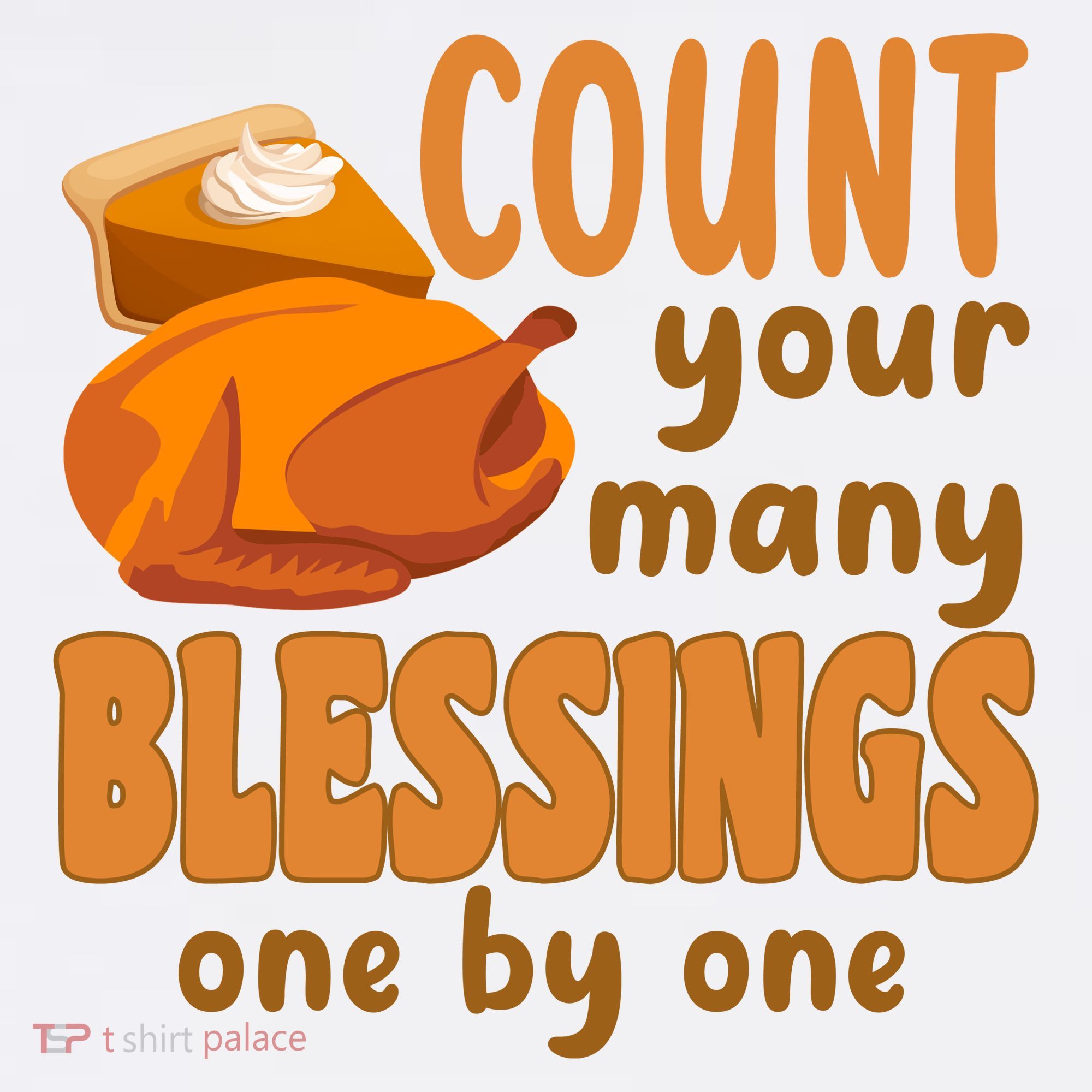 Count Your Many Blessings One By One Thanksgiving Women's T-Shirt