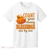 Count Your Many Blessings One By One Thanksgiving Kids T-Shirt thumb 0
