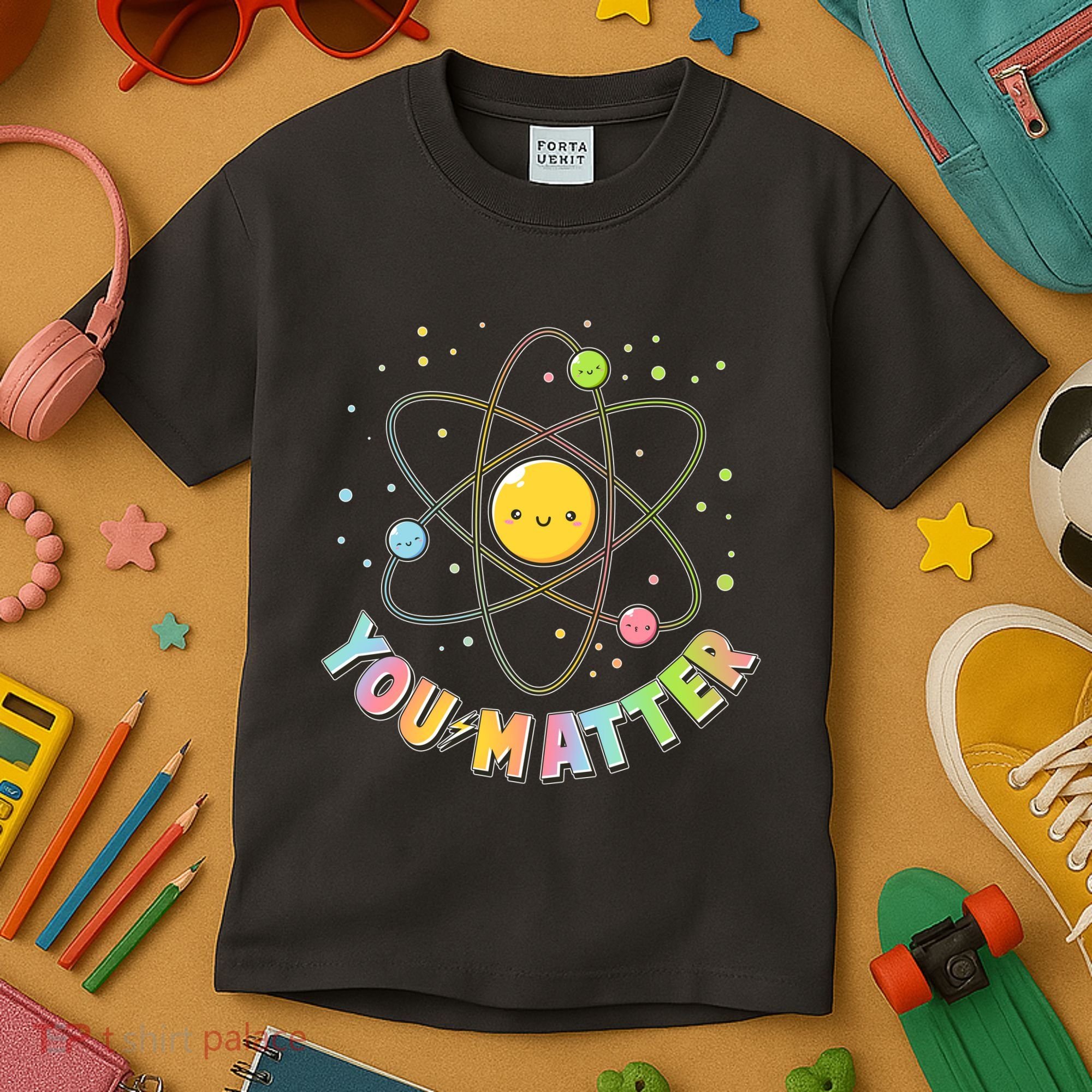 Cute You Matter Atoms Molecule Cell Kids T-Shirt