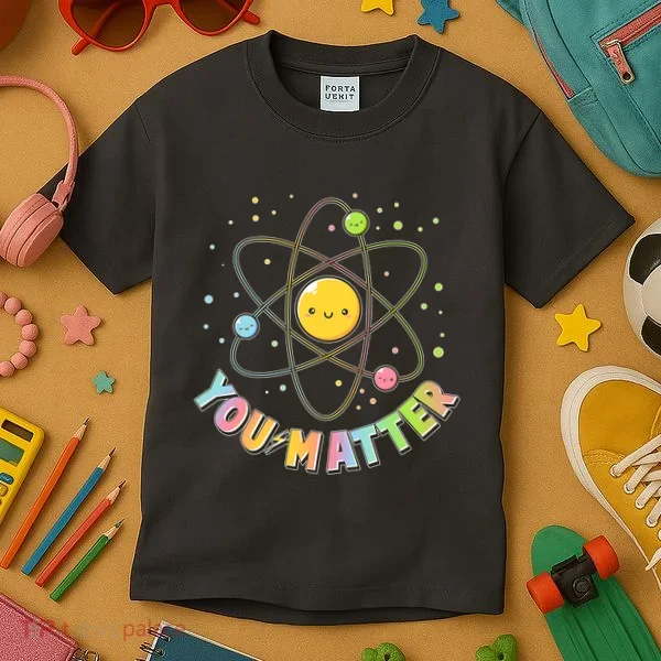 Cute You Matter Atoms Molecule Cell Kids T-Shirt