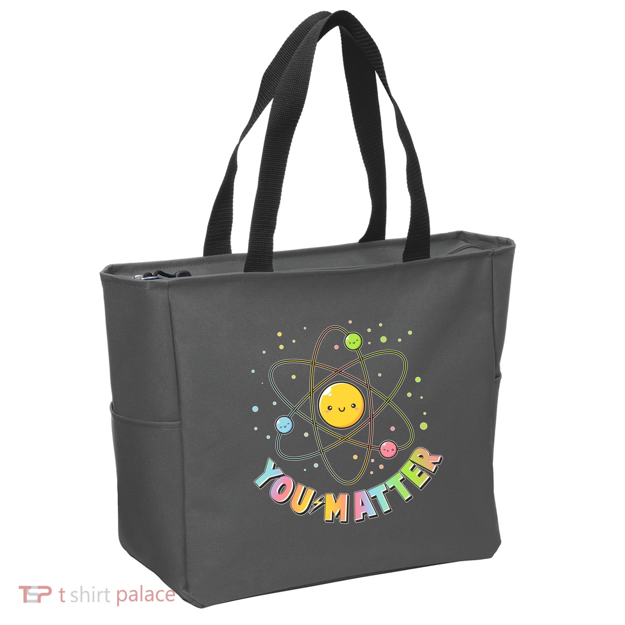 Cute You Matter Atoms Molecule Cell Tote Bag