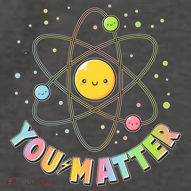 Cute You Matter Atoms Molecule Cell Vector Backpack