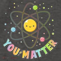 Cute You Matter Atoms Molecule Cell Vector Backpack thumb 2