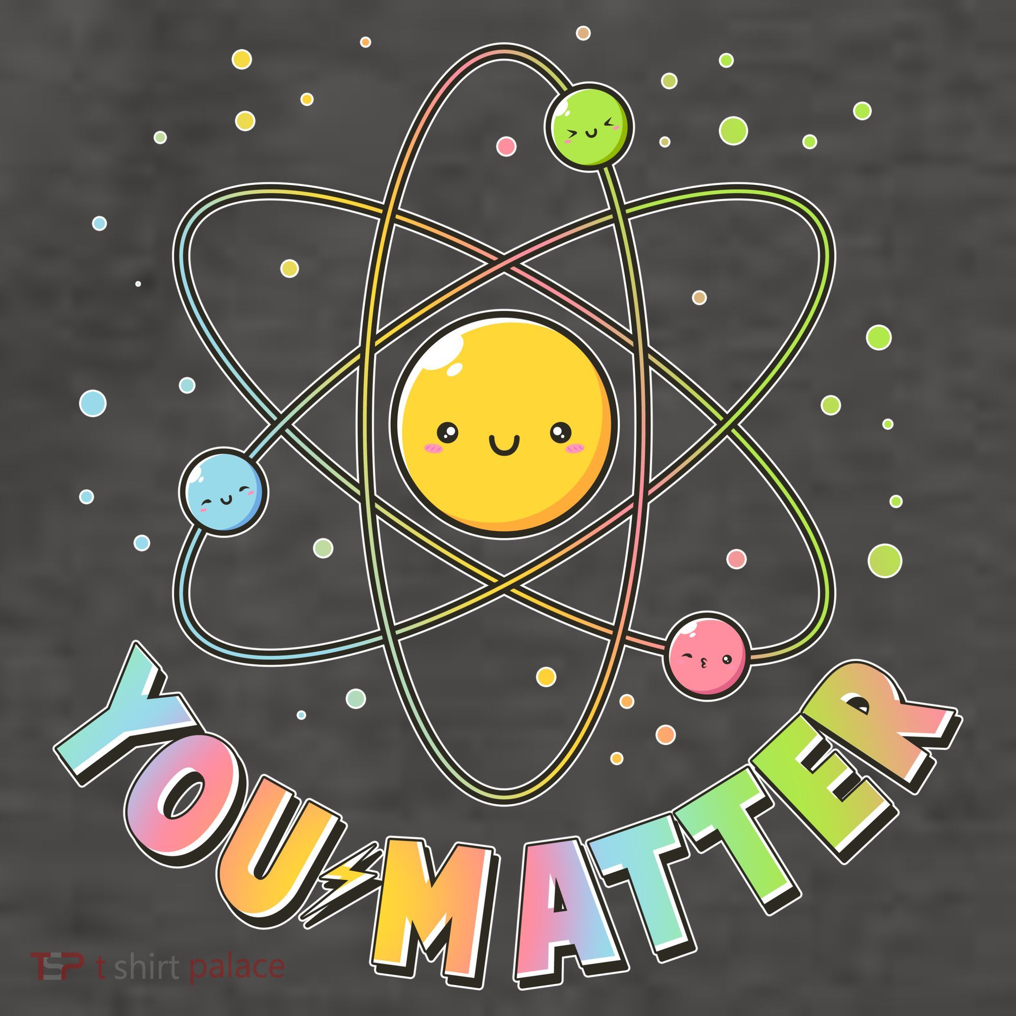 Cute You Matter Atoms Molecule Cell Vector Backpack