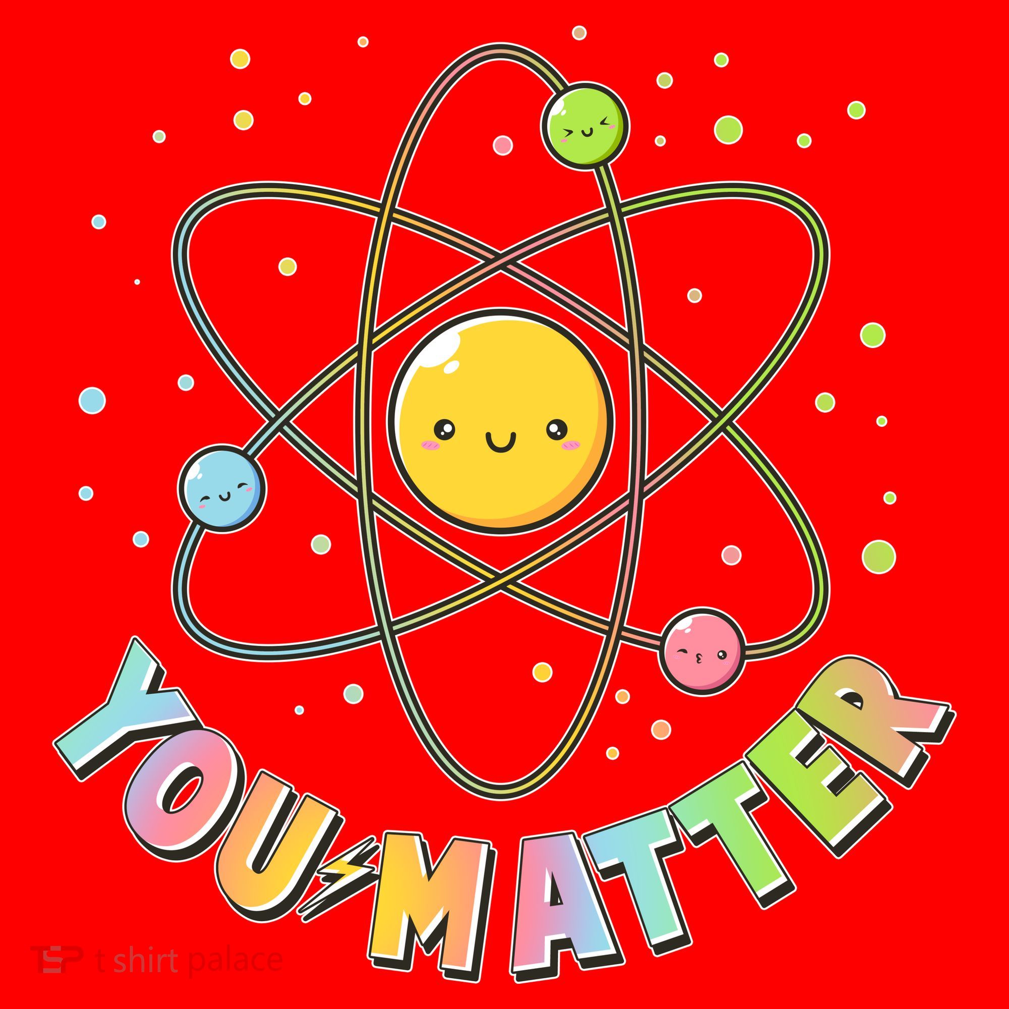 Cute You Matter Atoms Molecule Cell Santa Hat