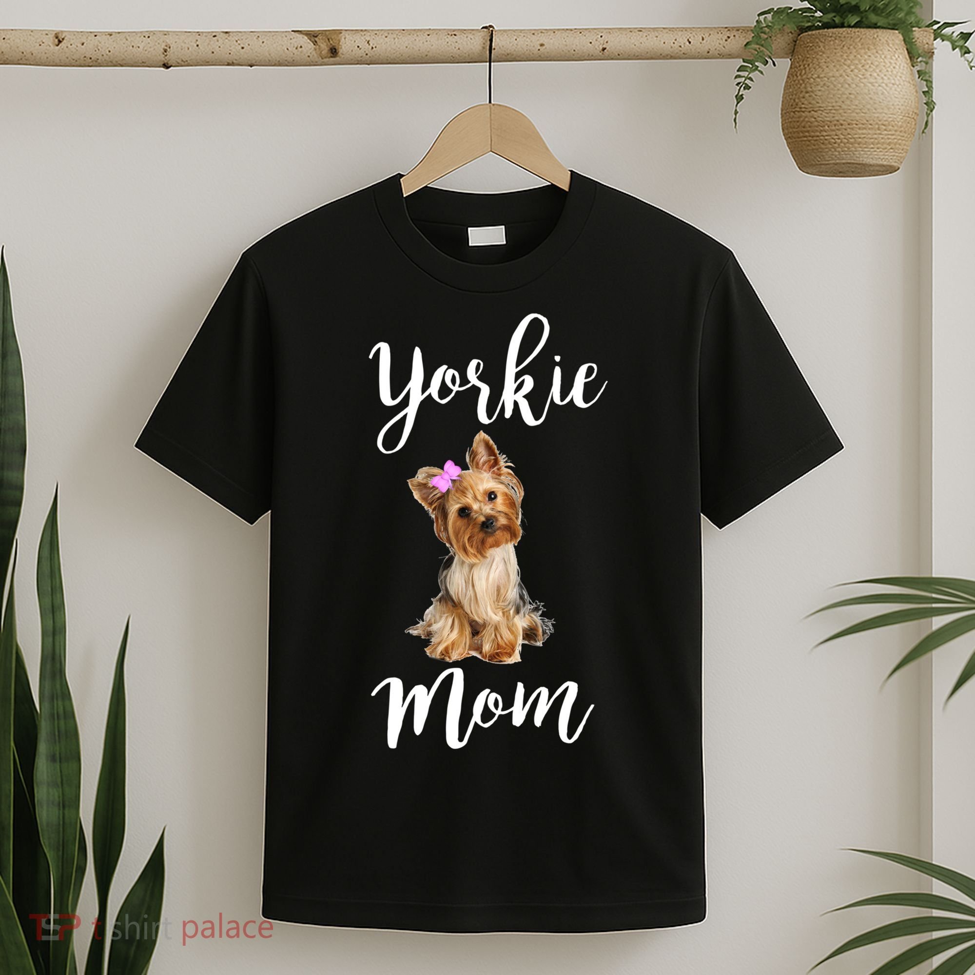 Cute Yorkie Mom Dog Apparel Gift T-Shirt