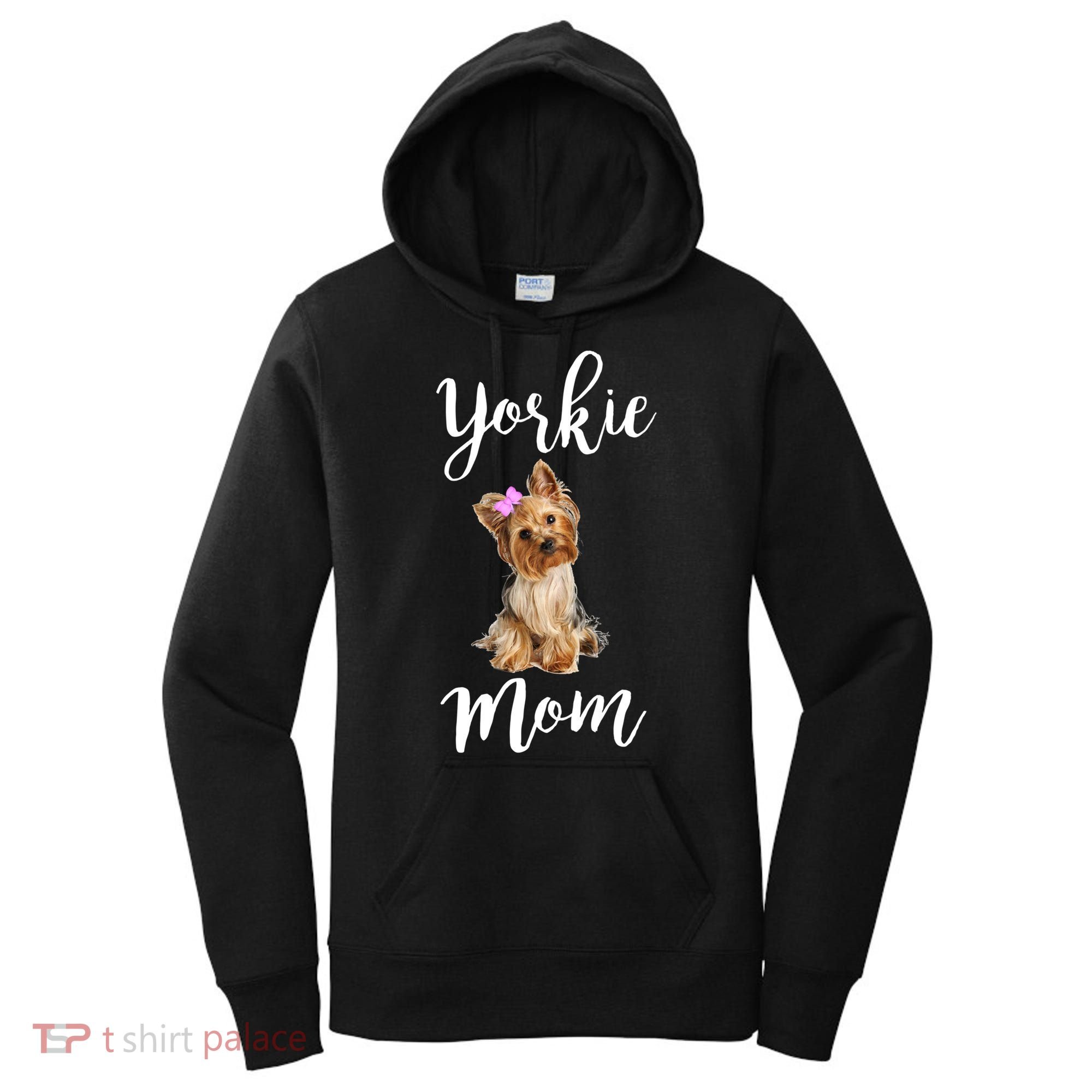 Cute Yorkie Mom Dog Apparel Gift Women's Hoodie