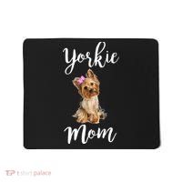 Cute Yorkie Mom Dog Apparel Gift Mousepad thumb 0