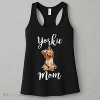 Cute Yorkie Mom Dog Apparel Gift Women's Tank Top thumb 3