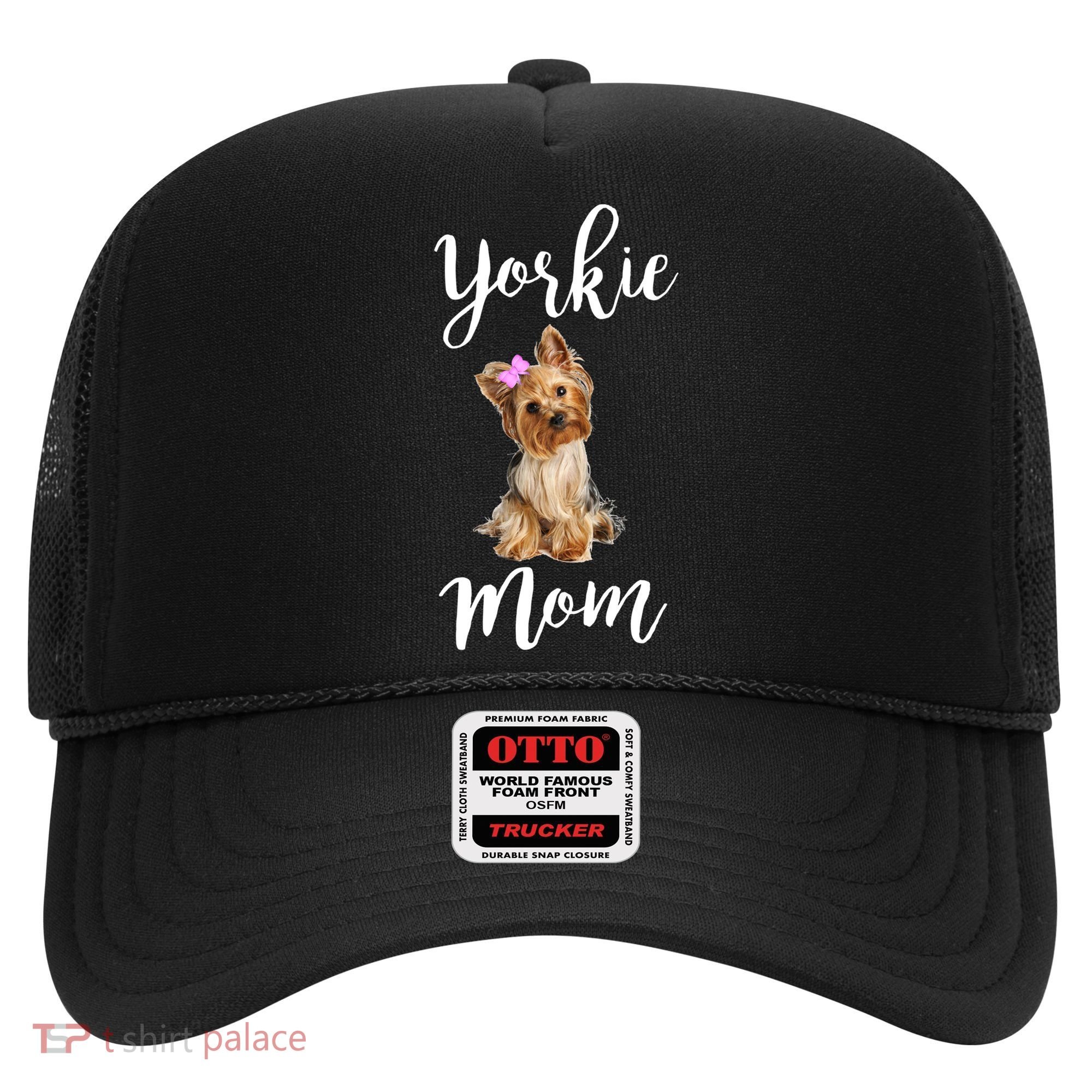 Cute Yorkie Mom Dog Apparel Gift Hat