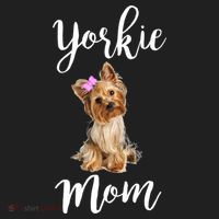 Cute Yorkie Mom Dog Apparel Gift Golf Towel thumb 3