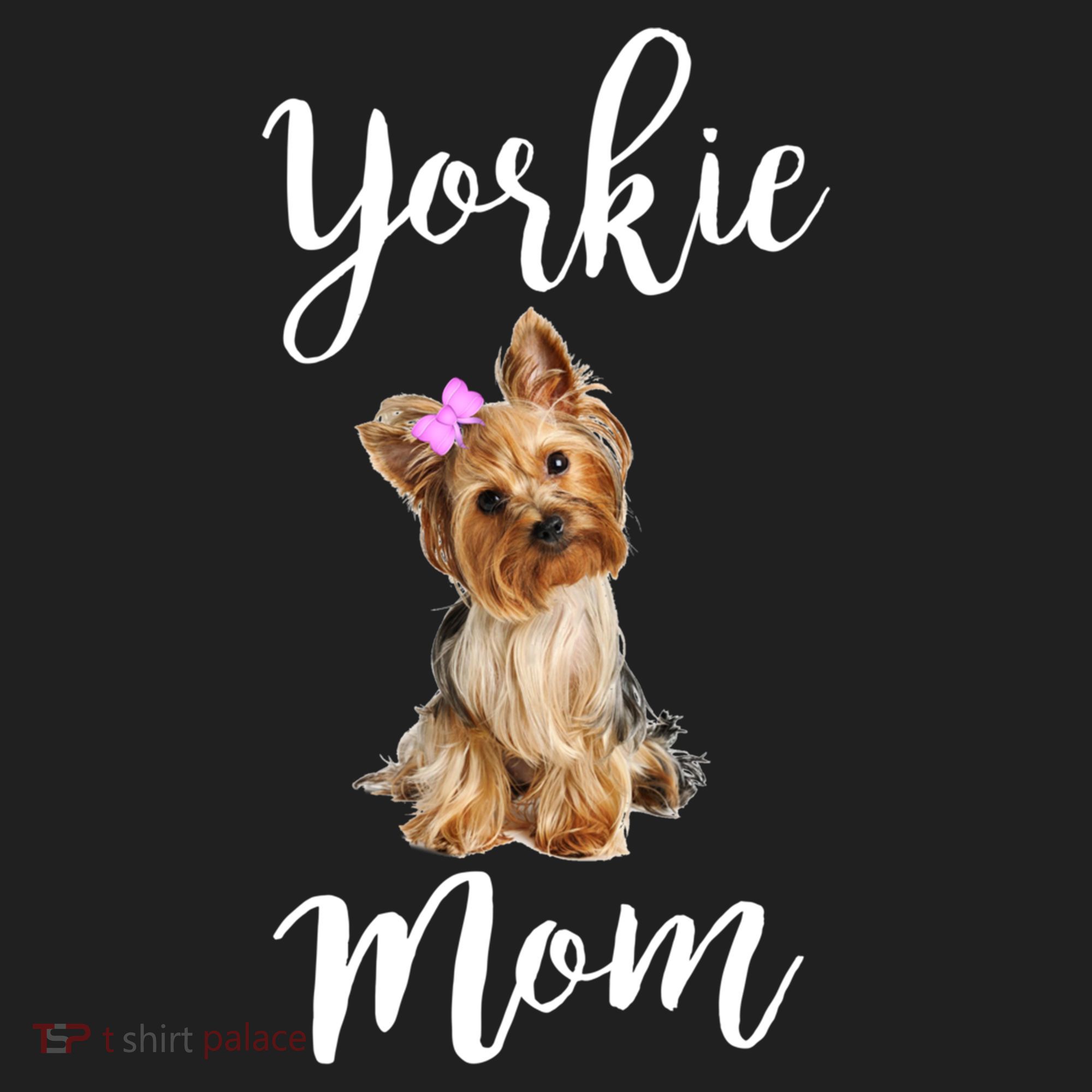 Cute Yorkie Mom Dog Apparel Gift Golf Towel
