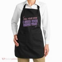 Call Your Mom I Need Your Birth Time Funny Zodiac Apron thumb 2
