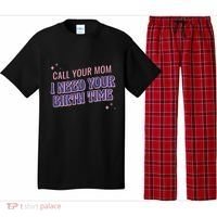 Call Your Mom I Need Your Birth Time Funny Zodiac Pajama Set thumb 0