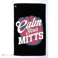Calm Your Mitts Golf Towel thumb 0