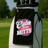 Calm Your Mitts Golf Towel thumb 2